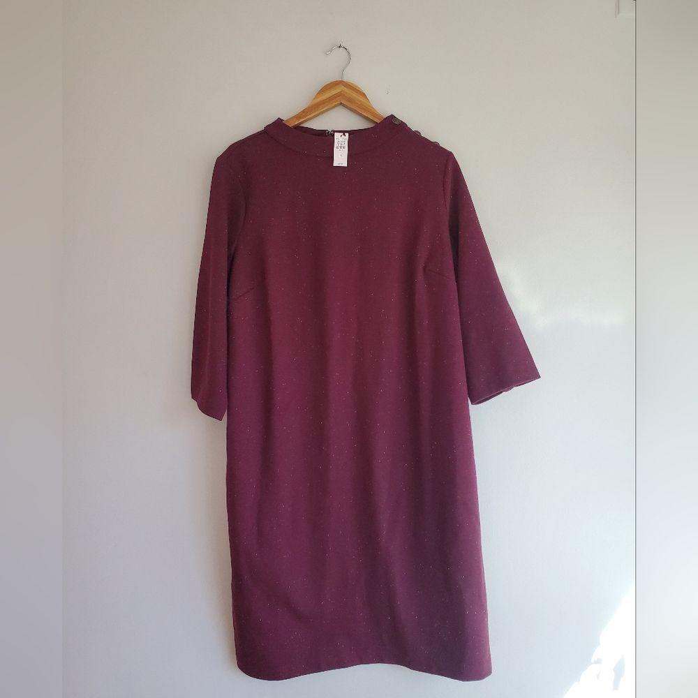NWT Talbots Knit Bateau Neck Dress plus size 1x